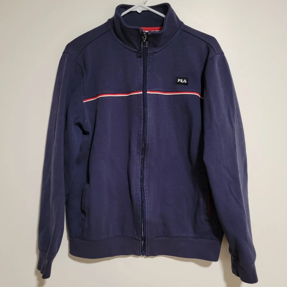 Fila Zip-Up Sweatshirt Medium - Picture 1 of 4